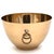 Vintage 1960s Brass Bowl With Elephant Head Rings, Mid-Century Ice Bucket or Planter For Sale In New York - Image 6 of 9