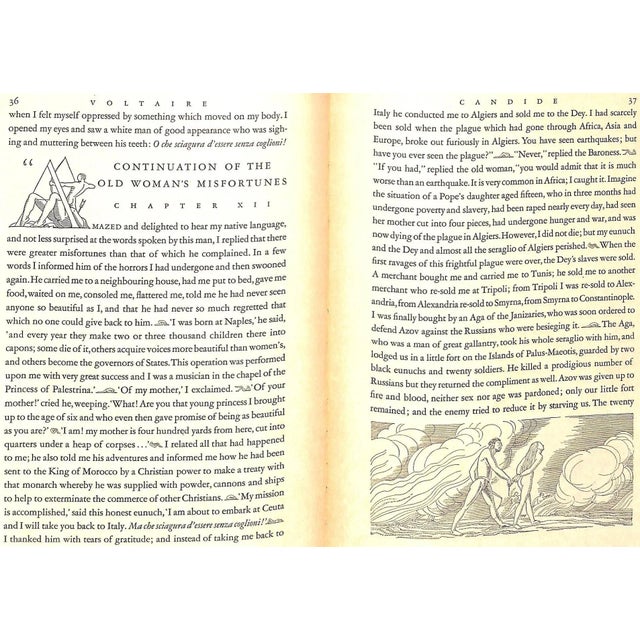 White "Candide" 1937 Voltaire, Arouet De For Sale - Image 8 of 9
