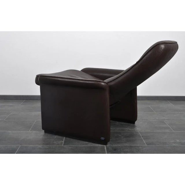 Animal Skin DS-50 Cigar Brown Neck Leather Chair from de Sede For Sale - Image 7 of 10