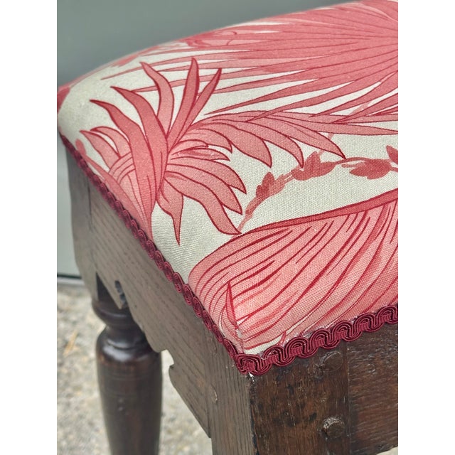 French Antique French Wooden Foot Stool, Normandy Early 19th Century For Sale - Image 3 of 12
