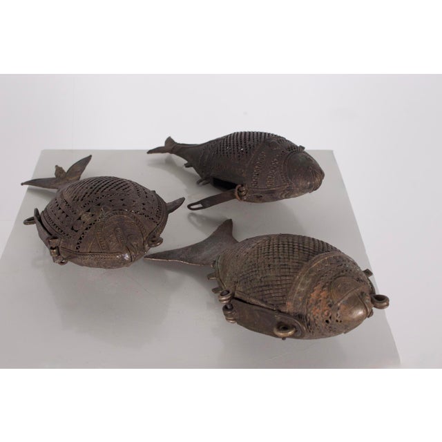 Copper Fish Boxes, India, 1900, Set of 3 For Sale - Image 6 of 7
