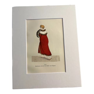 1908 German Fashion Print For Sale