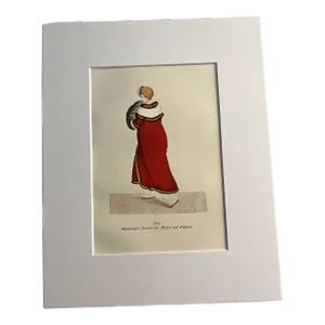 1908 German Fashion Print