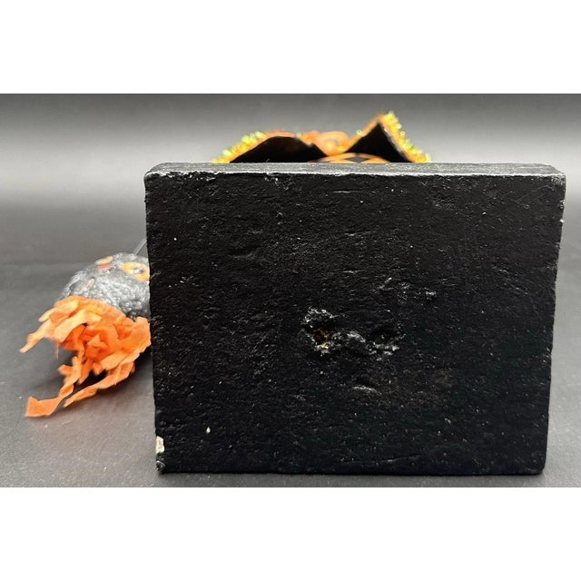 Esc Trading Co Halloween Pumpkin Head Figurine Jack O Lantern Black Cat For Sale - Image 9 of 11