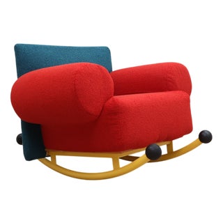 Topolino Rocking Chair by Seveso & Trezzi for Felice Rossi, 1980s For Sale