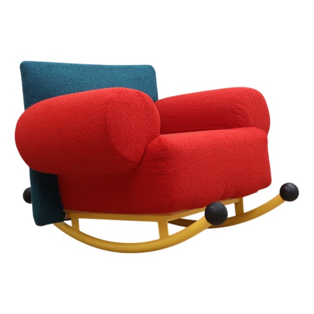 Topolino Rocking Chair by Seveso & Trezzi for Felice Rossi, 1980s For Sale