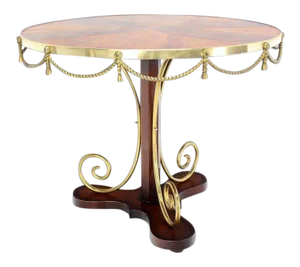 Early 20th Century Vintage Neoclassical Bronze Ormolu Center Table
