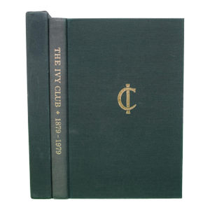 "The First Hundred Years of the Ivy Club 1879-1979: A Centennial History" 1979 Rich, Frederic C.