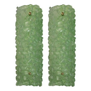 Italian Murano Glass Wall Lights, 2010s, Set of 2 For Sale