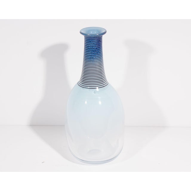 Contemporary Bertil Vallien Kosta Boda “Spirit” 40133 Glass Vase For Sale - Image 3 of 8