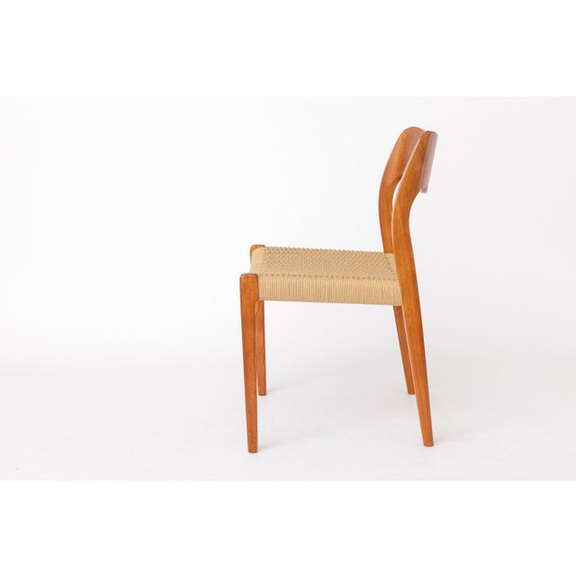 Danish Model 71 Chairs in Teak by Niels Otto Møller for J.L. Møllers, Set of 8 For Sale - Image 10 of 17