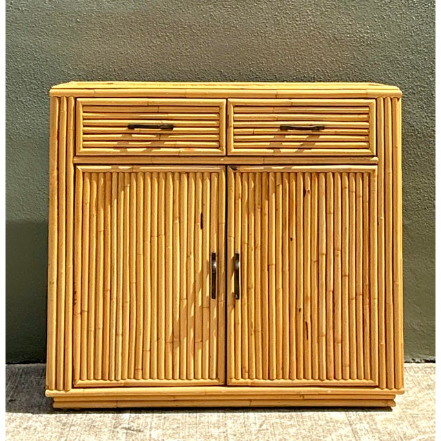 Vintage Stacked Bamboo Sideboard For Sale - Image 10 of 12
