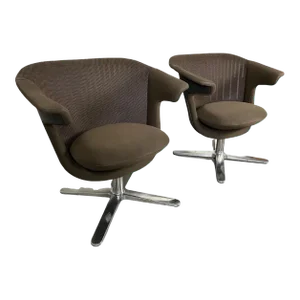 Steelcase I2i Swivel Club Chairs