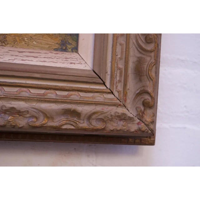 French Post-Impressionist "Jardins Des Tuileries" Oil on Canvas For Sale - Image 4 of 13