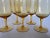 Mid Century Hand Blown Amber Glasses - Set of 5 For Sale - Image 4 of 11