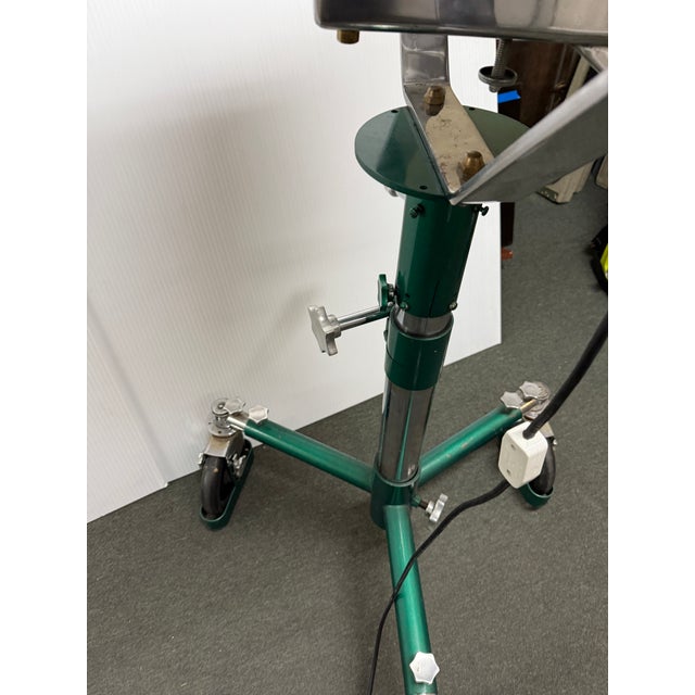 Metal Crouse-Hinds Industrial Rolling Flood Lamp For Sale - Image 7 of 12