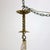 Early 20th Century French Gilt Bronze, Brass & Bisque Figural Cupid Pendant Light & Jeweled Shade For Sale - Image 11 of 12