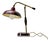 Table Lamp with Brass Arm and Lacquered Metal Shade, Italy, 1950s For Sale