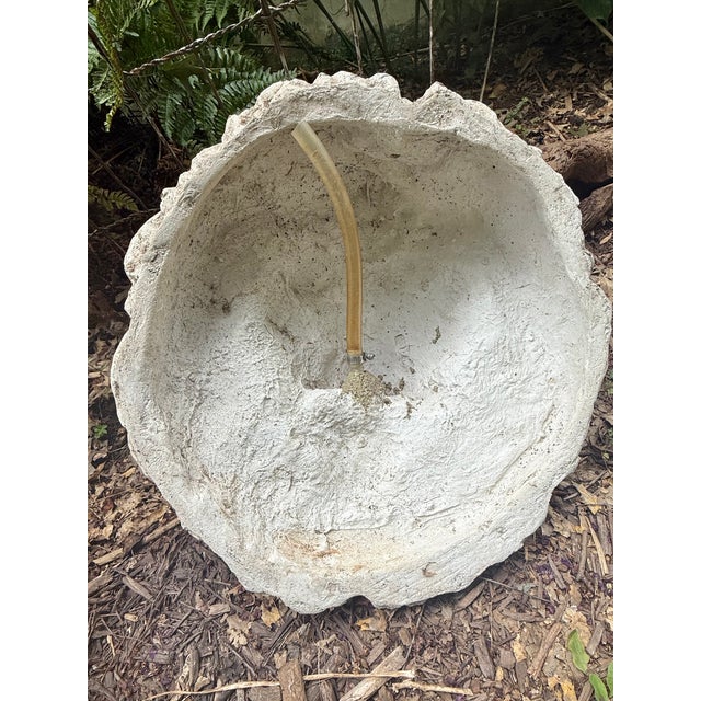 Vintage Concrete Lion Fountain Head For Sale - Image 4 of 6