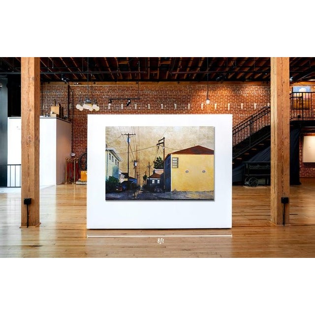This is a one of a kind impressionist cityscape by San Diego artist, Duke Windsor. Its dimensions are 72"x50" inches. It...
