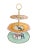 Ceramic Three-Tier Cake Stand with Animals in English Porcelain by Yvonne Ellen For Sale - Image 7 of 7