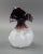 Black Vintage Nikolas Weinstein Signed Sculptural Frosted Art Glass Vase For Sale - Image 8 of 8