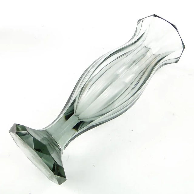 1930s Art Deco Vase from Moser, 1930s For Sale - Image 5 of 11