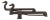Pair of Mid 20th Century French Duck-Shaped Andirons in Hand-Forged Iron For Sale