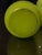 1950s Vintage Chartreuse Blown Glass Vase Set For Sale - Image 5 of 6