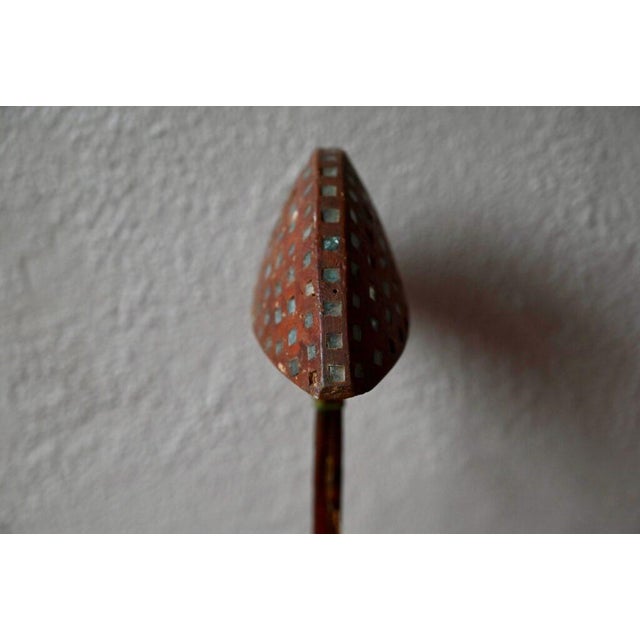 Brown Vintage Wooden Lark Mirror, 1920s For Sale - Image 8 of 13