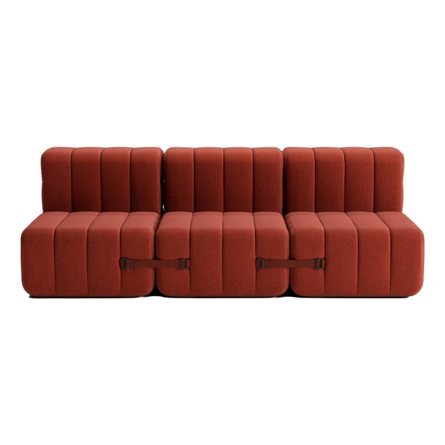 Flexible Three-Seater Sofa by Ambivalenz, Set of 6 For Sale