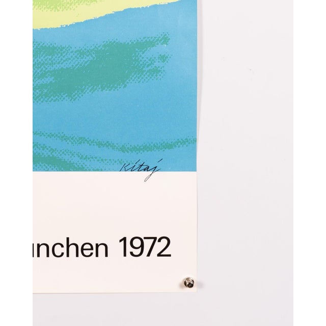 1970s Serigraph Olympics 1972 Poster from R. B. Kitaj, 1971 For Sale - Image 5 of 9
