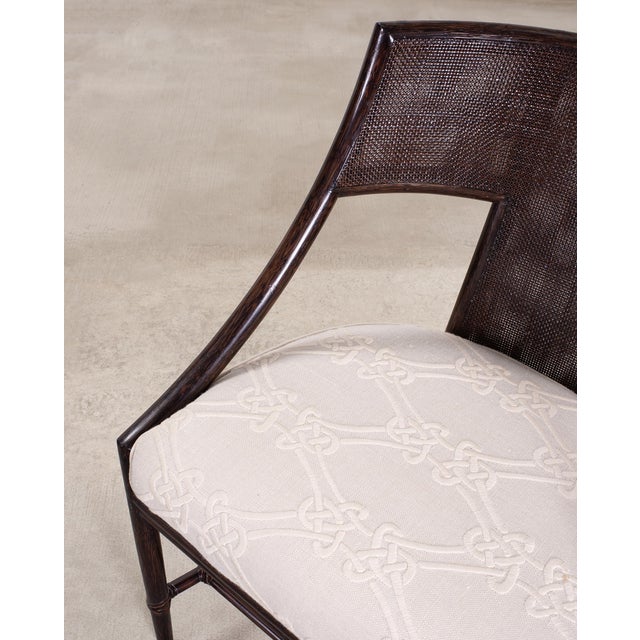 Barbara Barry for McGuire Rattan Cane Settee and Armchair For Sale - Image 14 of 18