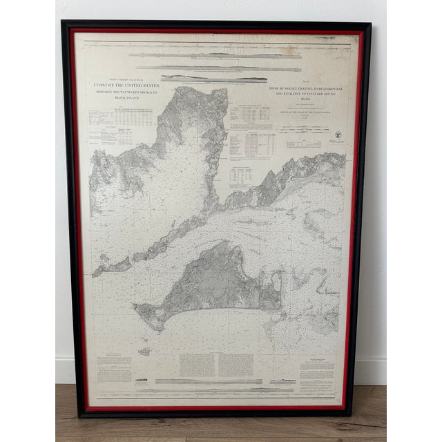 Coast Charts number 12, 13 and 14 From the estate of an antique dealer, this antique map is from the 1867 Survey of the...