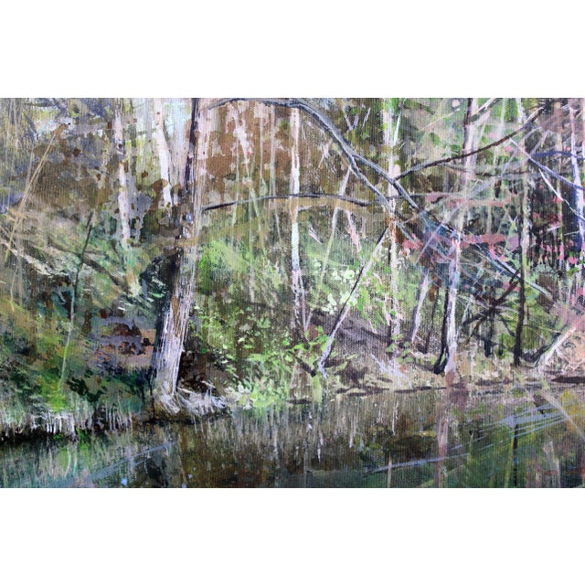 Lake shore in spring. 2023, acrylic on canvas, 60x80 cm janis zingitis (1973, latvian) "i like to observe nature, animals,...