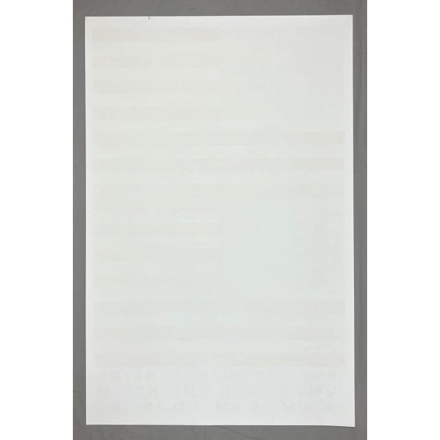 Jasper Johns Two Flags 1980 Original 50th Anniversary of the Whitney Museum of American Art Exhibition Poster For Sale - Image 9 of 10