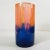 Postmodern Vintage Orange and Blue Resin Vase by Steve Zoller For Sale - Image 3 of 6