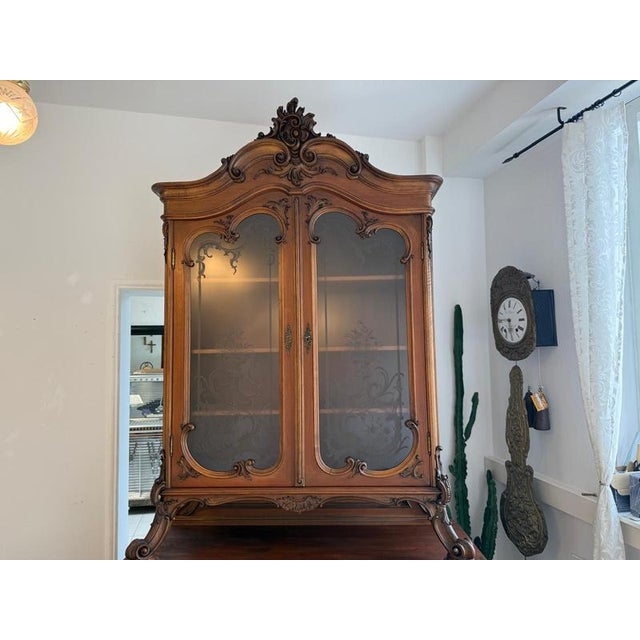 Baroque Altar Cabinet in Oak For Sale - Image 4 of 16