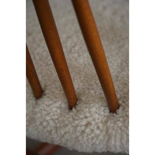 Danish Modern Rocking Chair by Illum Wikkelsø for N. Eilersen, 1960s For Sale - Image 6 of 15