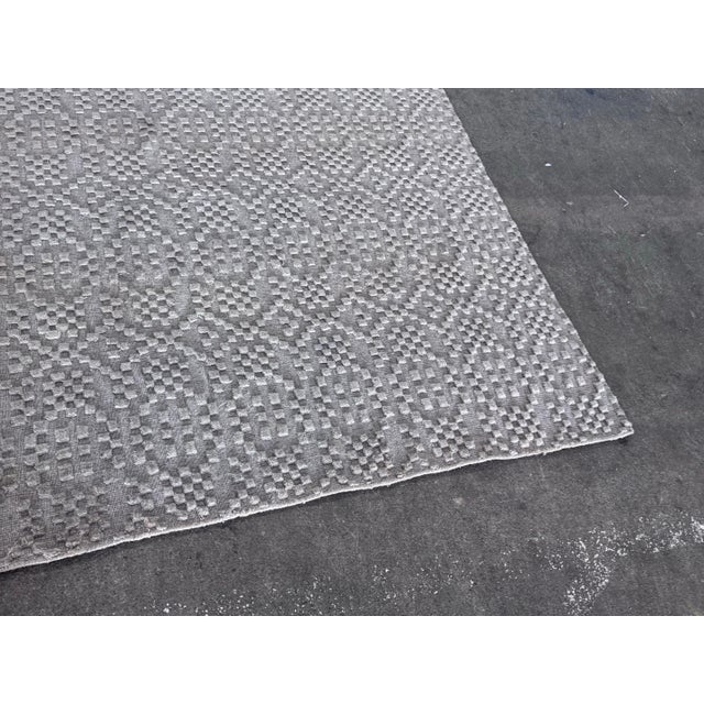 2010s 8ft2in × 9ft8in Arkitektura Textured Area Rug For Sale - Image 5 of 12