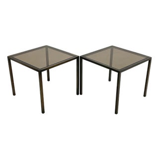 Bronze End Tables (Pair) For Sale