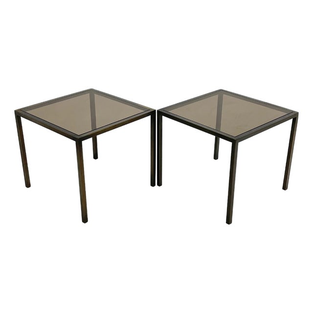 Bronze End Tables (Pair) For Sale