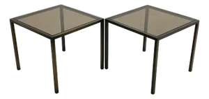 Bronze End Tables (Pair)