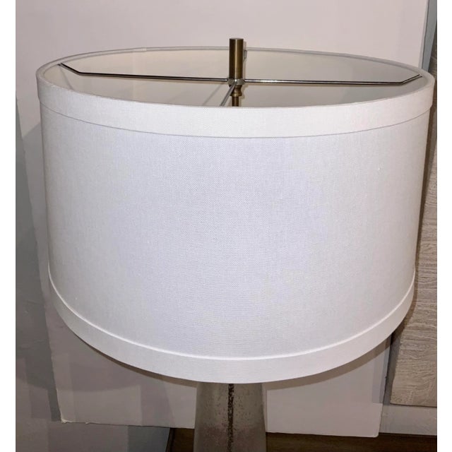 Global Views Studio a Home Modern Seeded Glass Table Lamp For Sale - Image 4 of 5