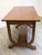 Antique Arts & Crafts Oak Library Table With Lyre-Form Supports & Bookshelf, C 1910–1920 For Sale - Image 4 of 9