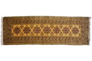 Vintage Daulatabad Rug Runner - 2'8" X 9'6"