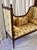 Vintage Sheraton Style Upholstered Settee For Sale - Image 9 of 11