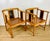 Vintage Pair of Faux Bamboo Asian / Chinoiserie Chic Pagoda Chairs For Sale - Image 11 of 17