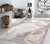 Modern Silk & Wool Ivory Area Rug- 9'11'' X 14' 5'' For Sale In New York - Image 6 of 6