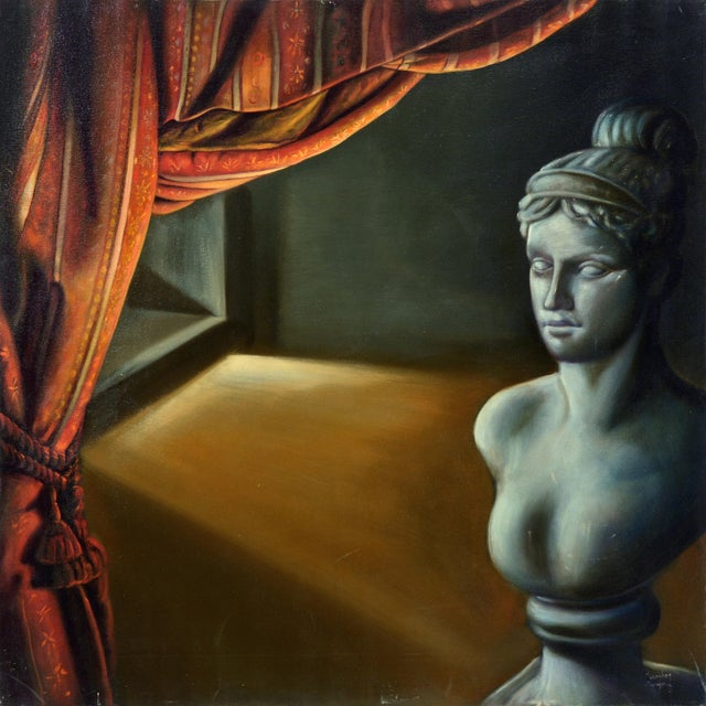 Gray Maximilian Ciccone, Composition, 2000s, Oil on Canvas For Sale - Image 8 of 8
